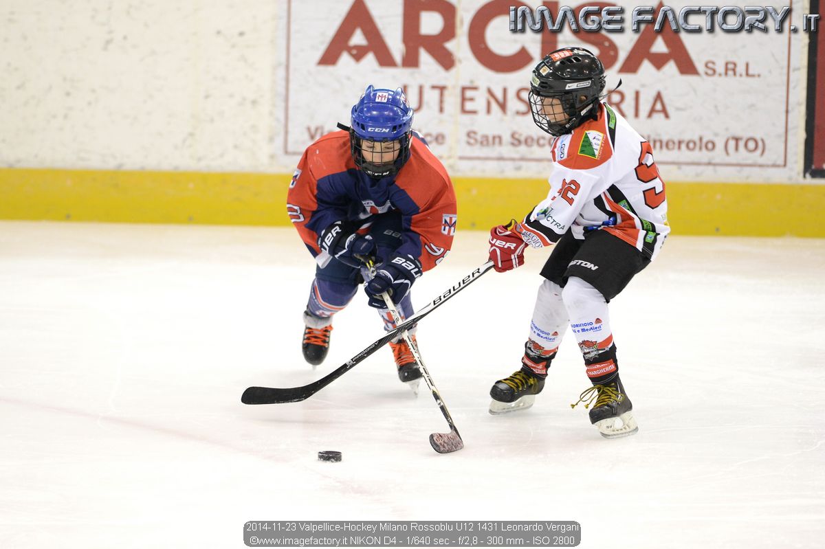 2014-11-23 Valpellice-Hockey Milano Rossoblu U12 1431 Leonardo Vergani